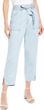 AG Renn Paperbag Waist Straight Leg Jeans