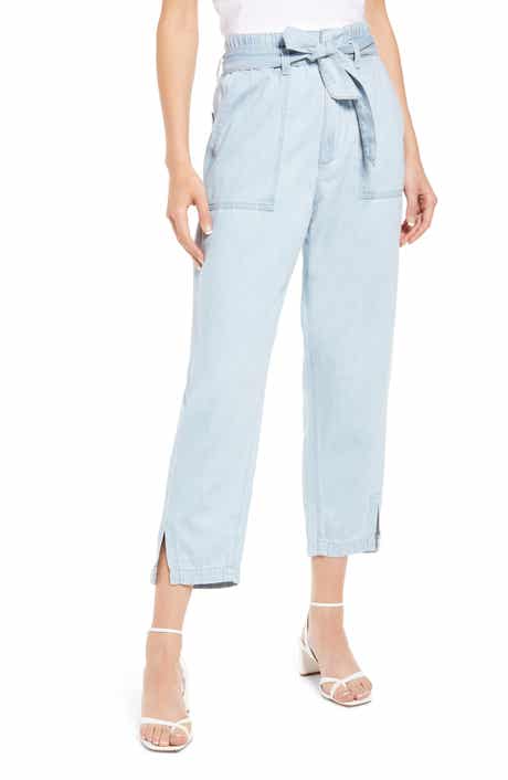 AG Renn Paperbag Waist Straight Leg Jeans