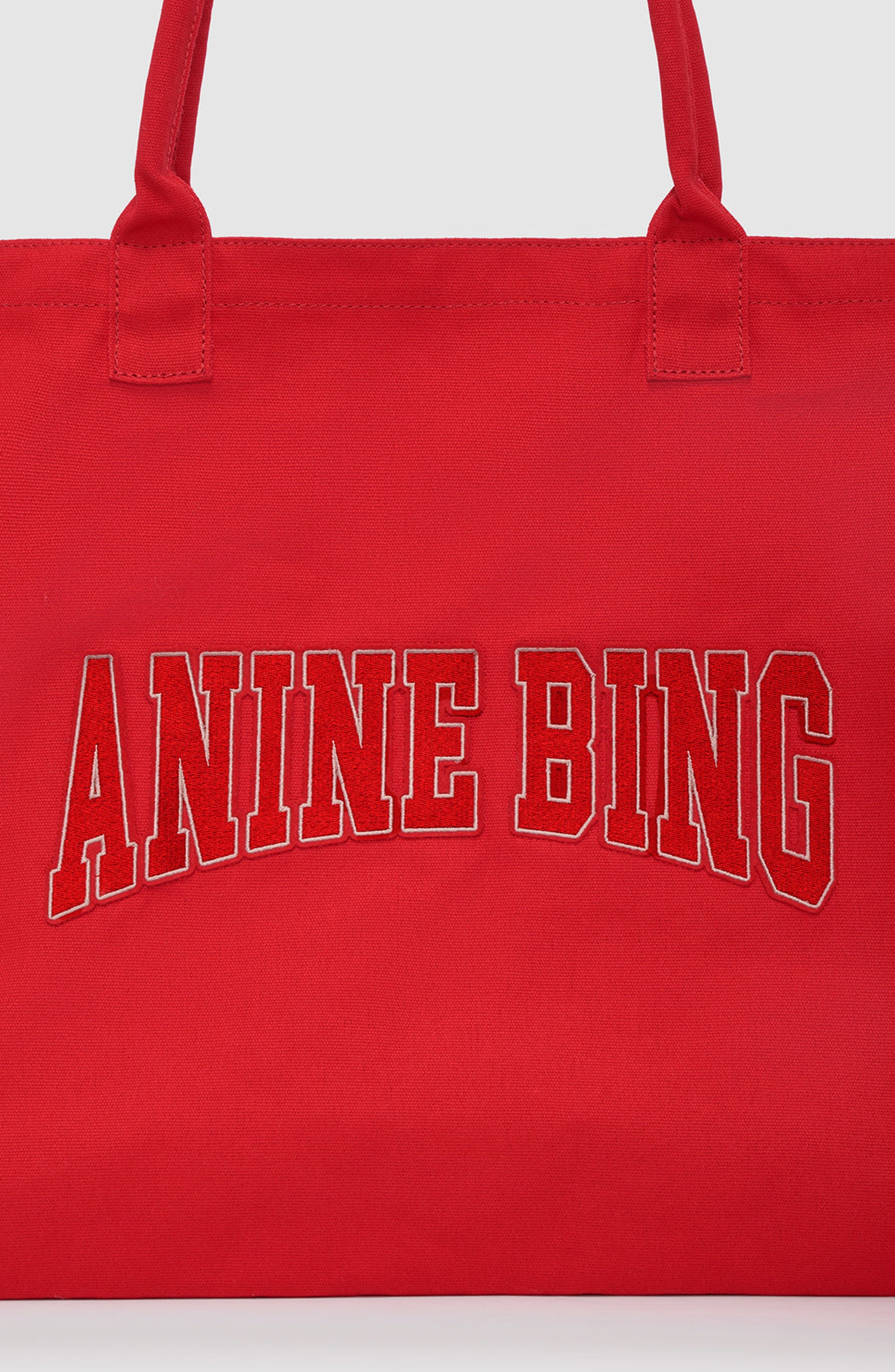 Leo Canvas Tote, Alternate, color, Tango Red