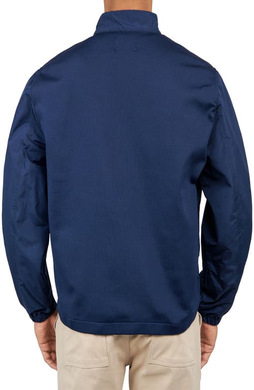 Construct Solid Hybrid Field Jacket In Navy
