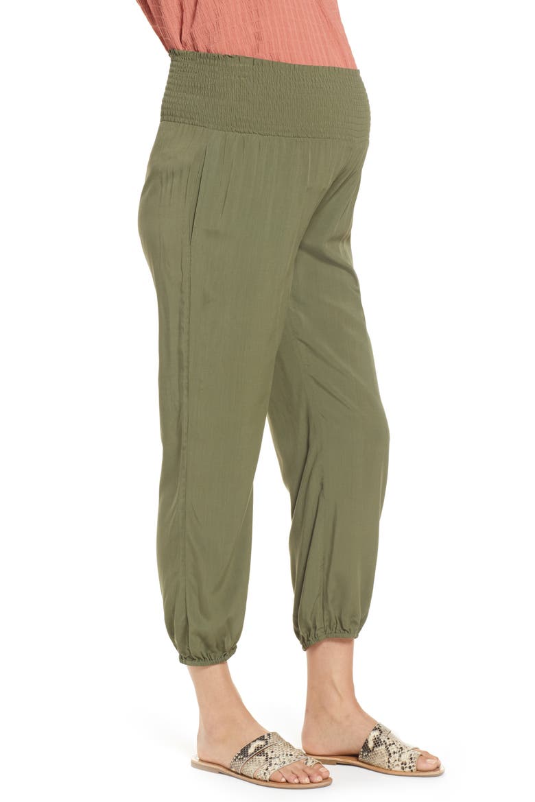 Weekend Pants, Alternate, color, MOSS
