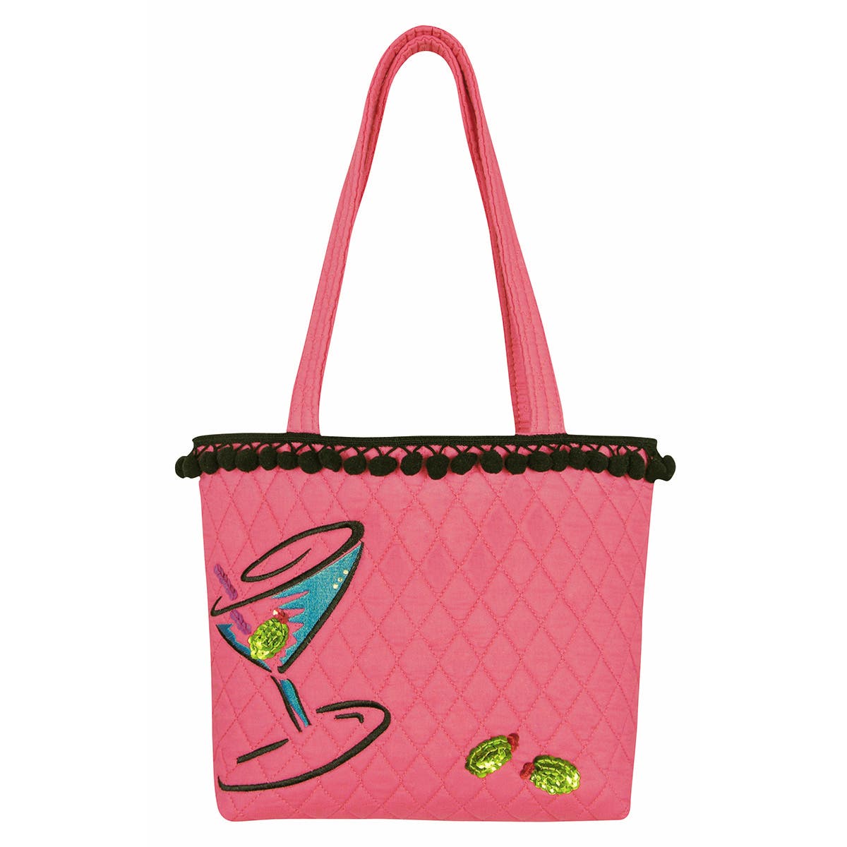 Martini Tote, Main, color, Pink