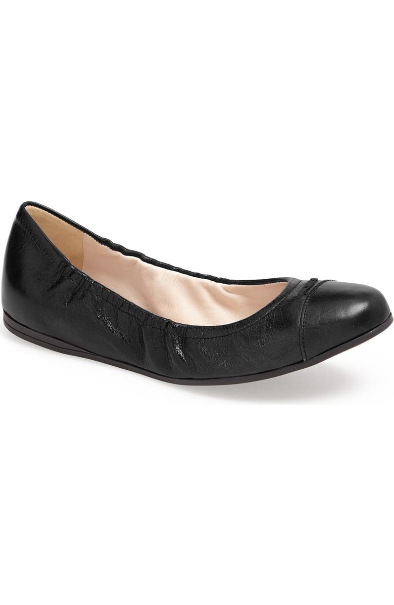Prada 'Logo' Ballet Flat, Main, color,