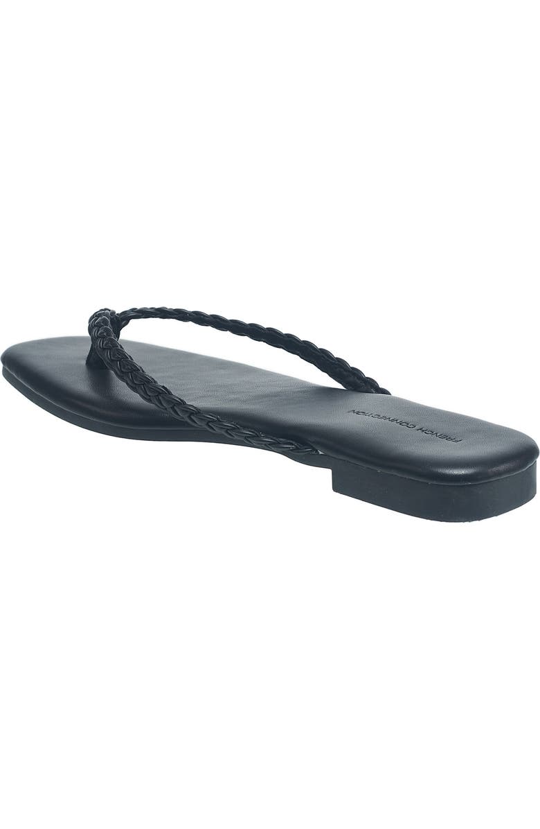 French Connection Louvre Flip Flop Sandal, Alternate, color, Black