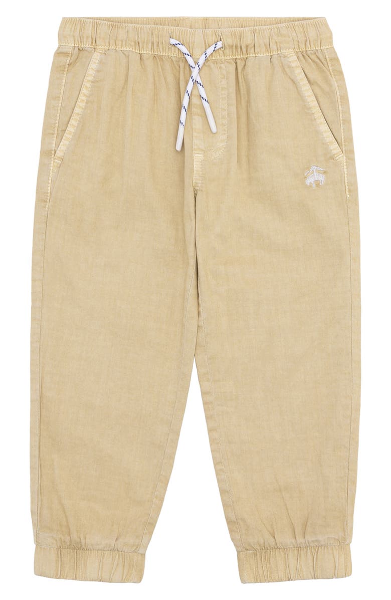 Brooks Brothers Kids' Drawstring Waist Cotton Joggers, Main, color, 