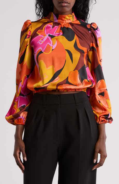 BY DESIGN Seraphine Long Sleeve Mock Neck Top