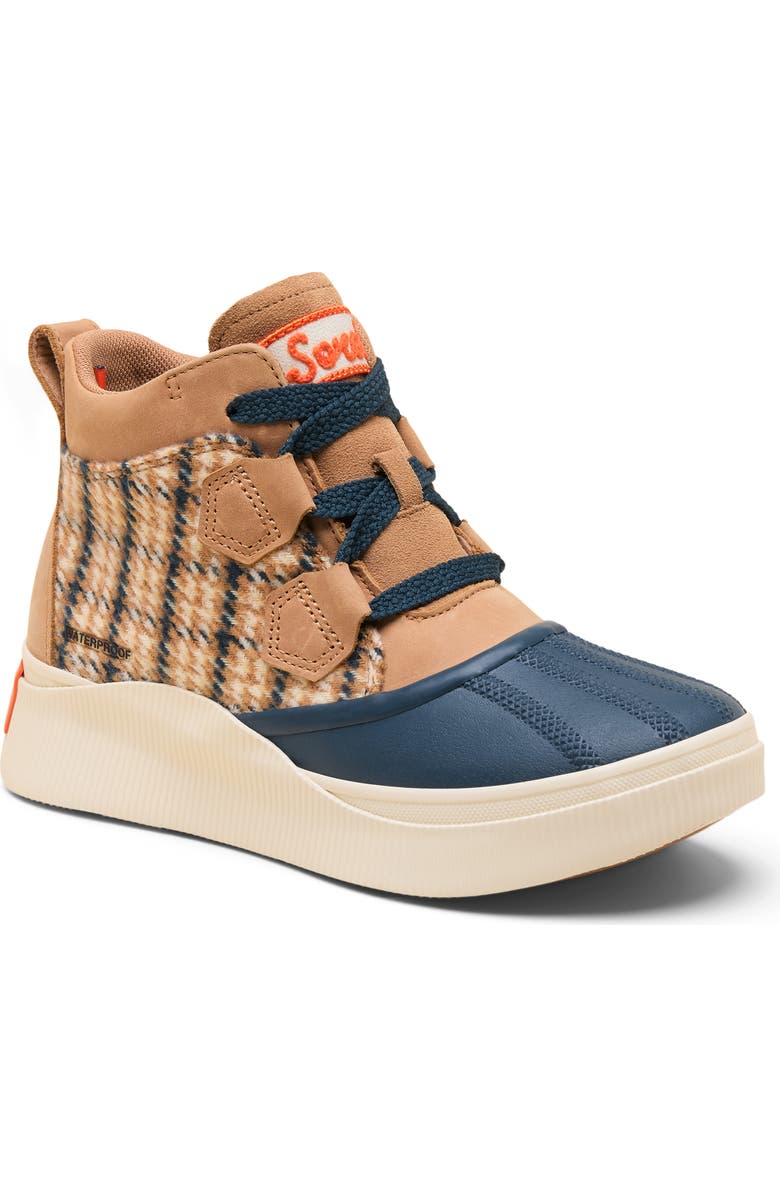 SOREL Out N About IV Classic Waterproof Duck Boot, Main, color, Tawny Buff/ Night Shadow