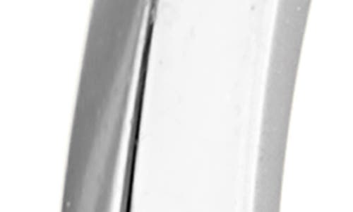 Maria Tash Vertex Single Hoop Earring In White Gold
