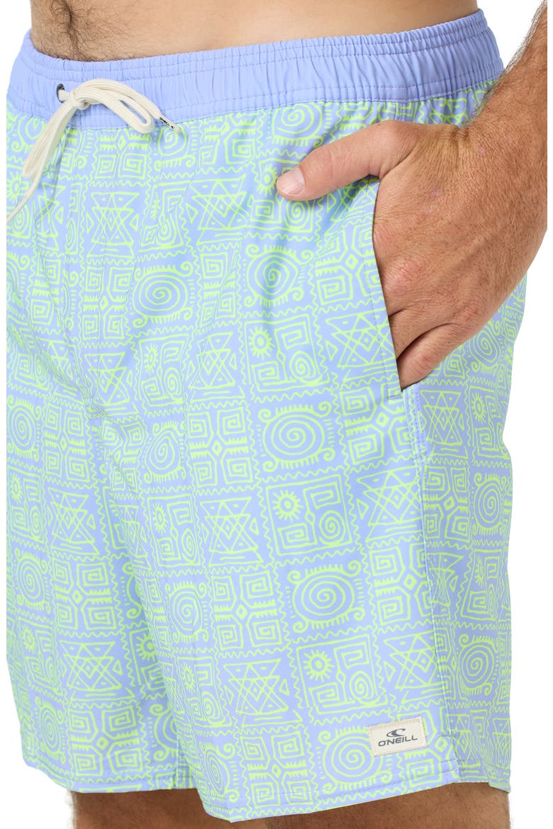 Hermosa Swim Trunks, Alternate, color, BLUE JELLY
