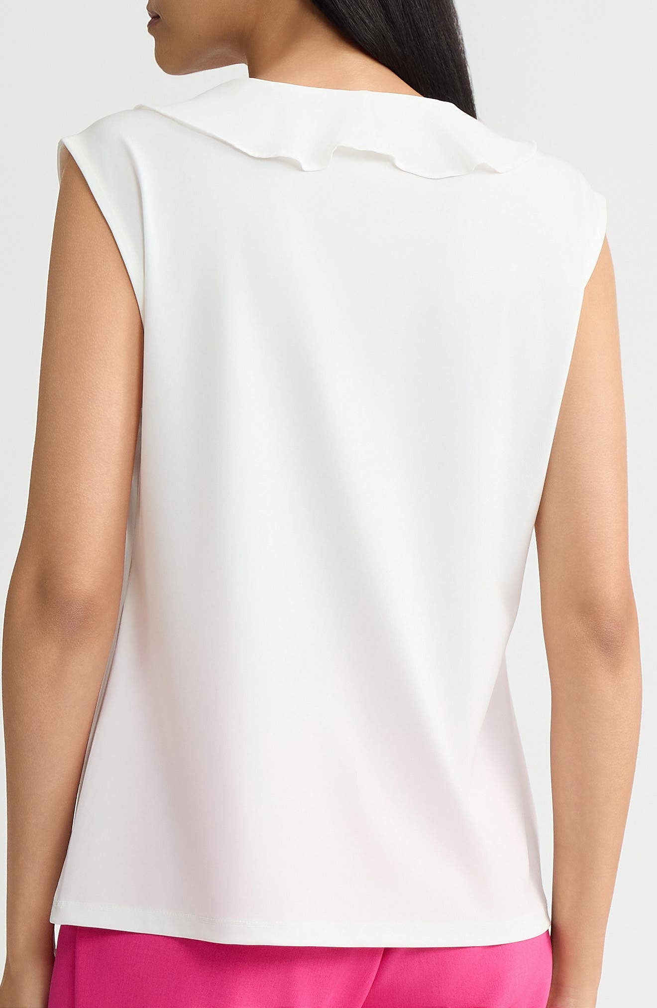 Ruffle Cap Sleeve Top - image 2