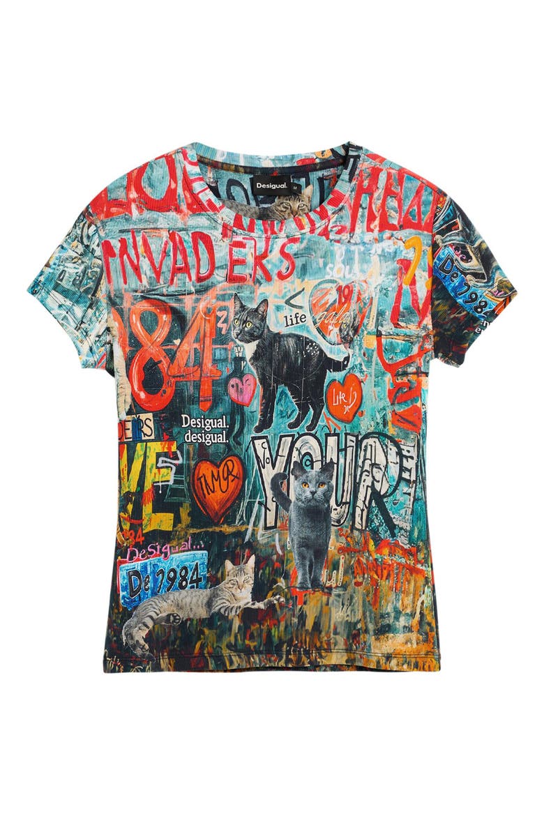 Graphic T-Shirt, Alternate, color, BLUE