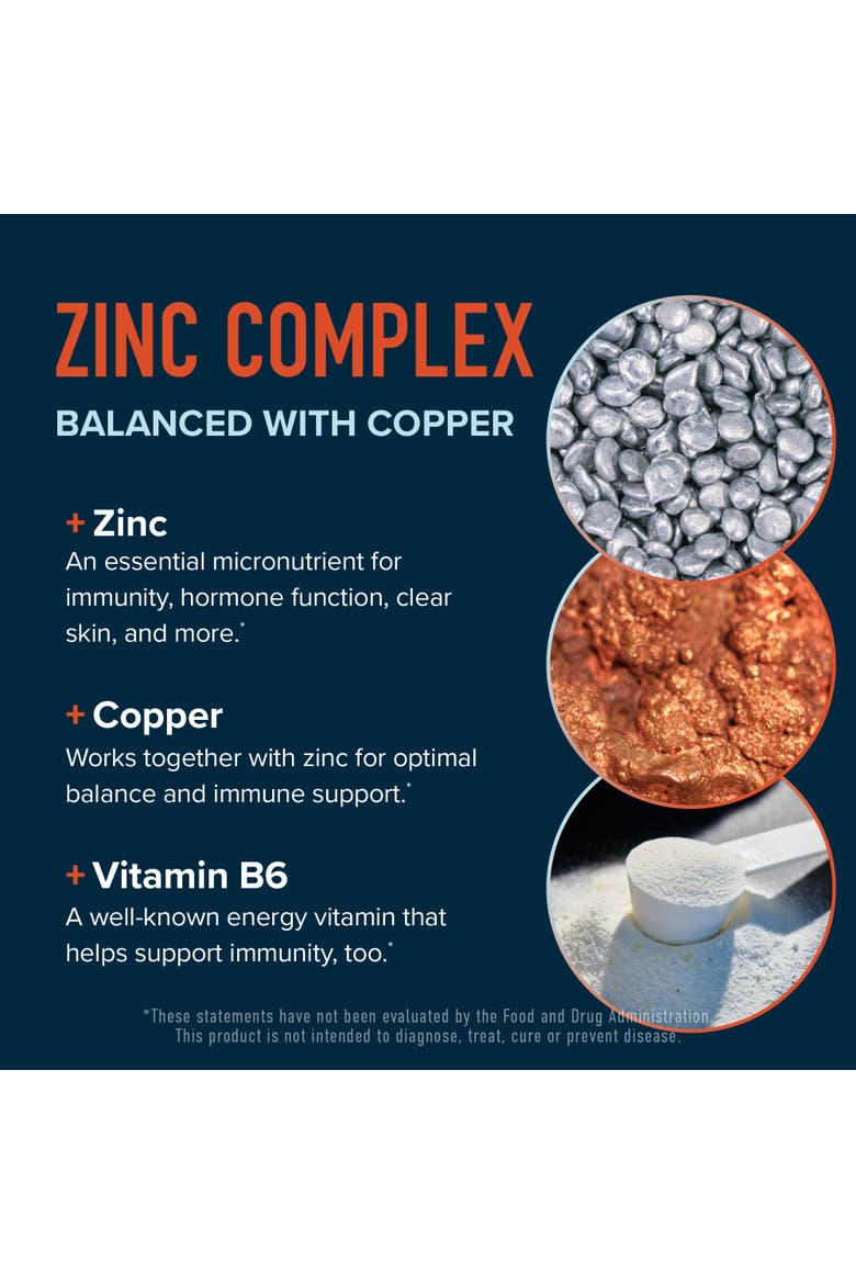 Zinc Complex Beadlets, 60ct, Alternate, color, No Color