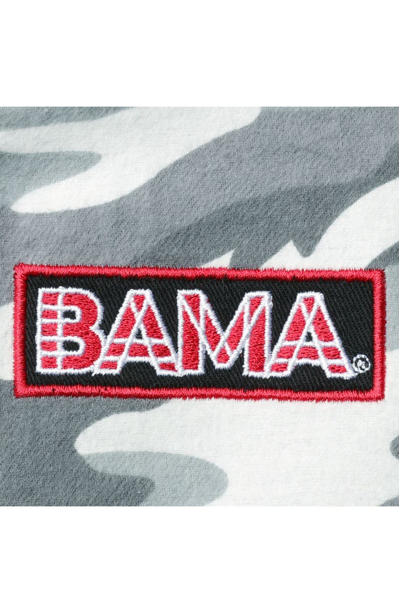 THE WILD COLLECTIVE Women's The Wild Collective Gray Alabama Crimson Tide Camo Flannel Button-Up Long Sleeve Shirt, Alternate, color, Gray