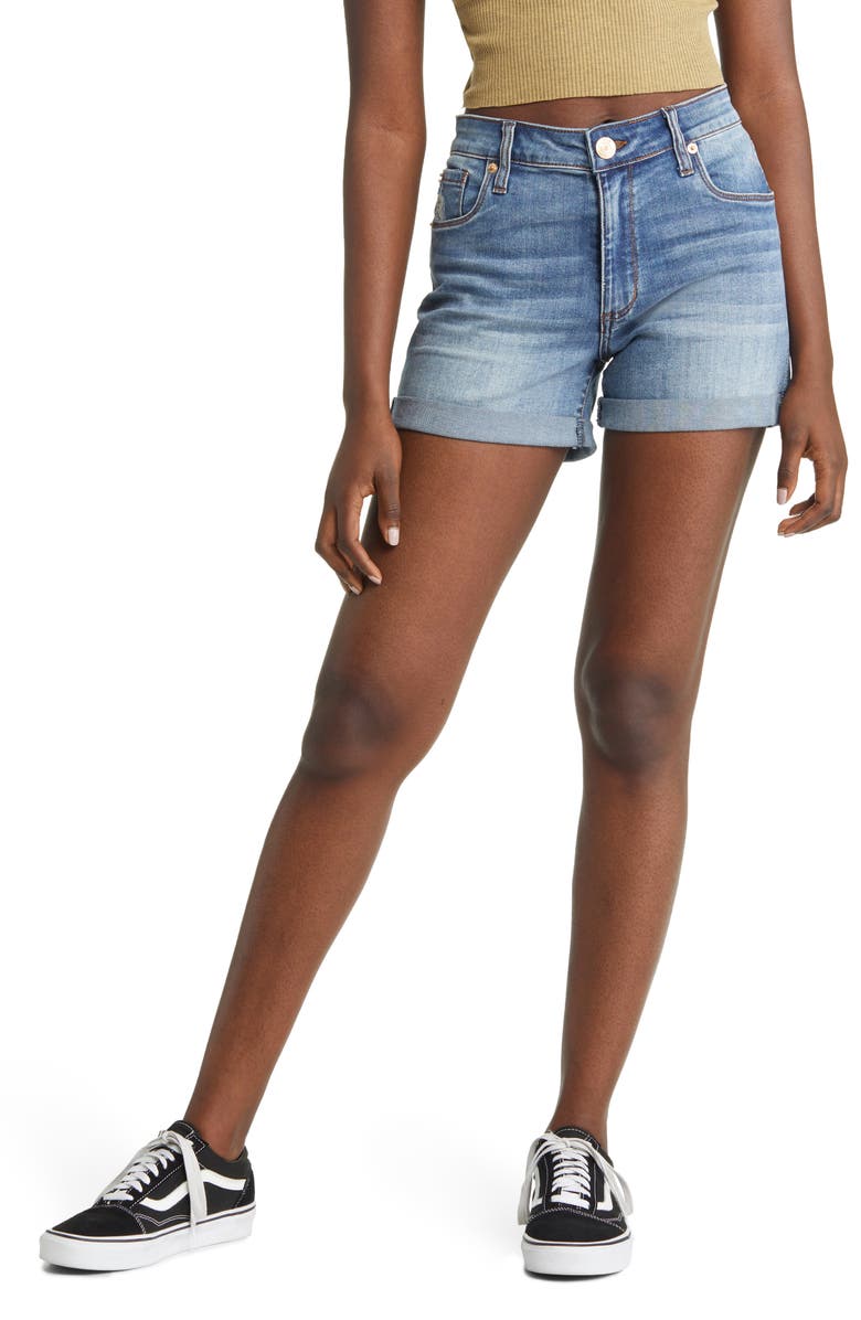 STS Blue Molly High Waist Double Roll Cuff Shorts, Main, color, 