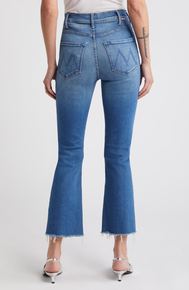MOTHER The Hustler Frayed Ankle Jeans, Alternate, color,