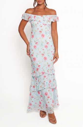 Petal & Pup Irelynn Off the Shoulder Maxi Dress