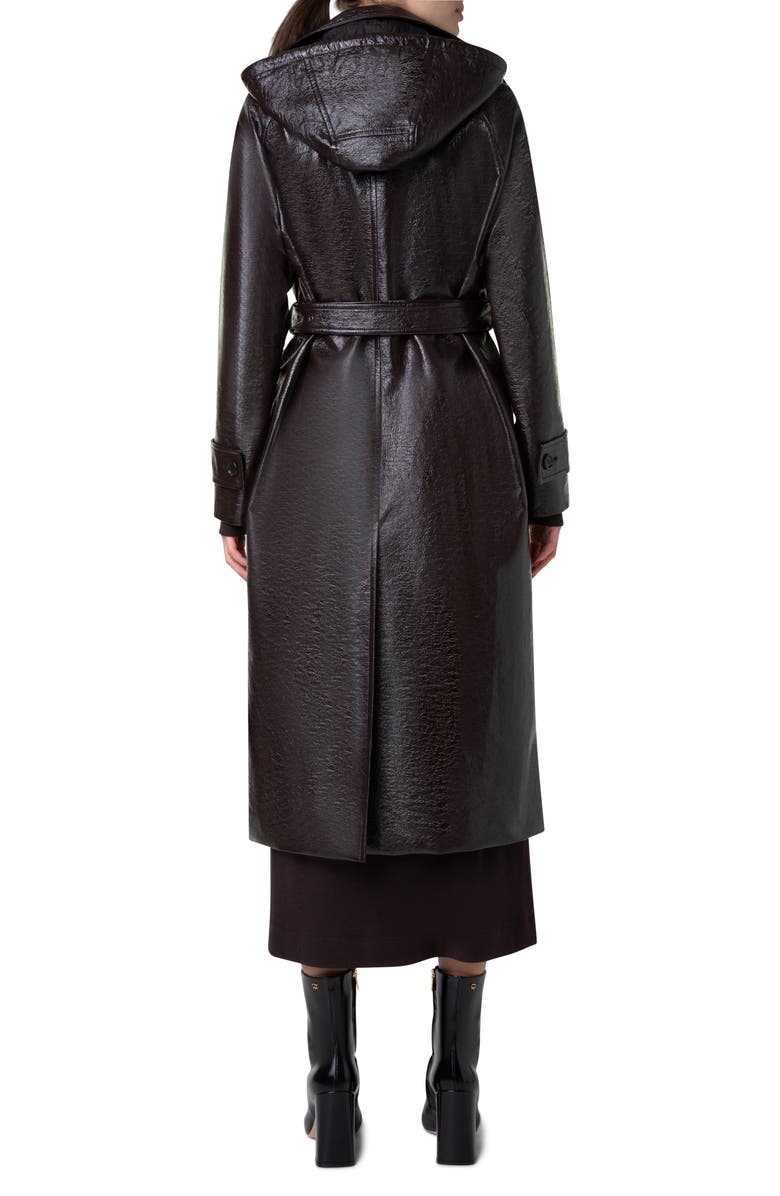 Akris Zeno Lacquered Cotton Hooded Coat, Alternate, color, 