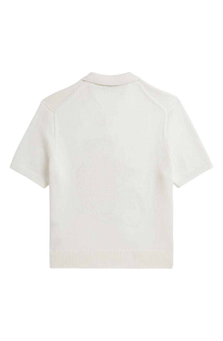 Polo Ralph Lauren Polo Bear Intarsia Polo Sweater, Alternate, color, Deckwash White