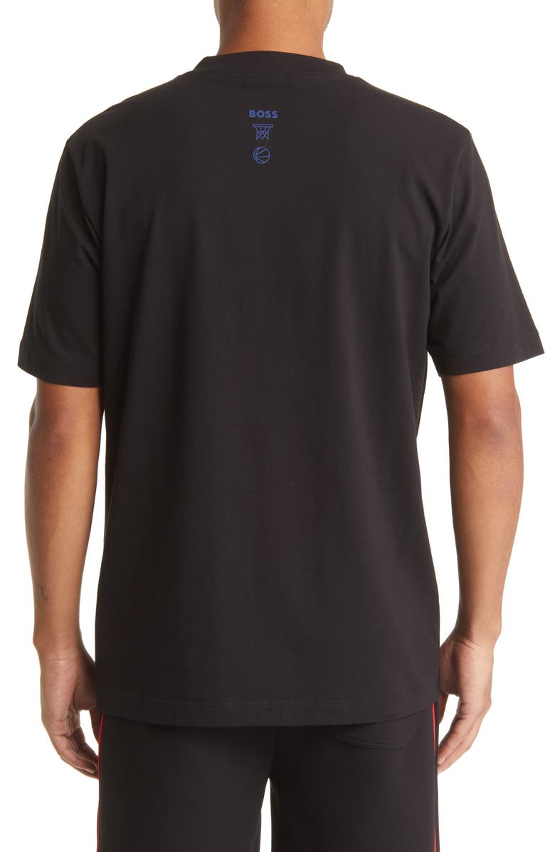 BOSS x NBA Stretch Cotton Graphic Tee, Alternate, color, 