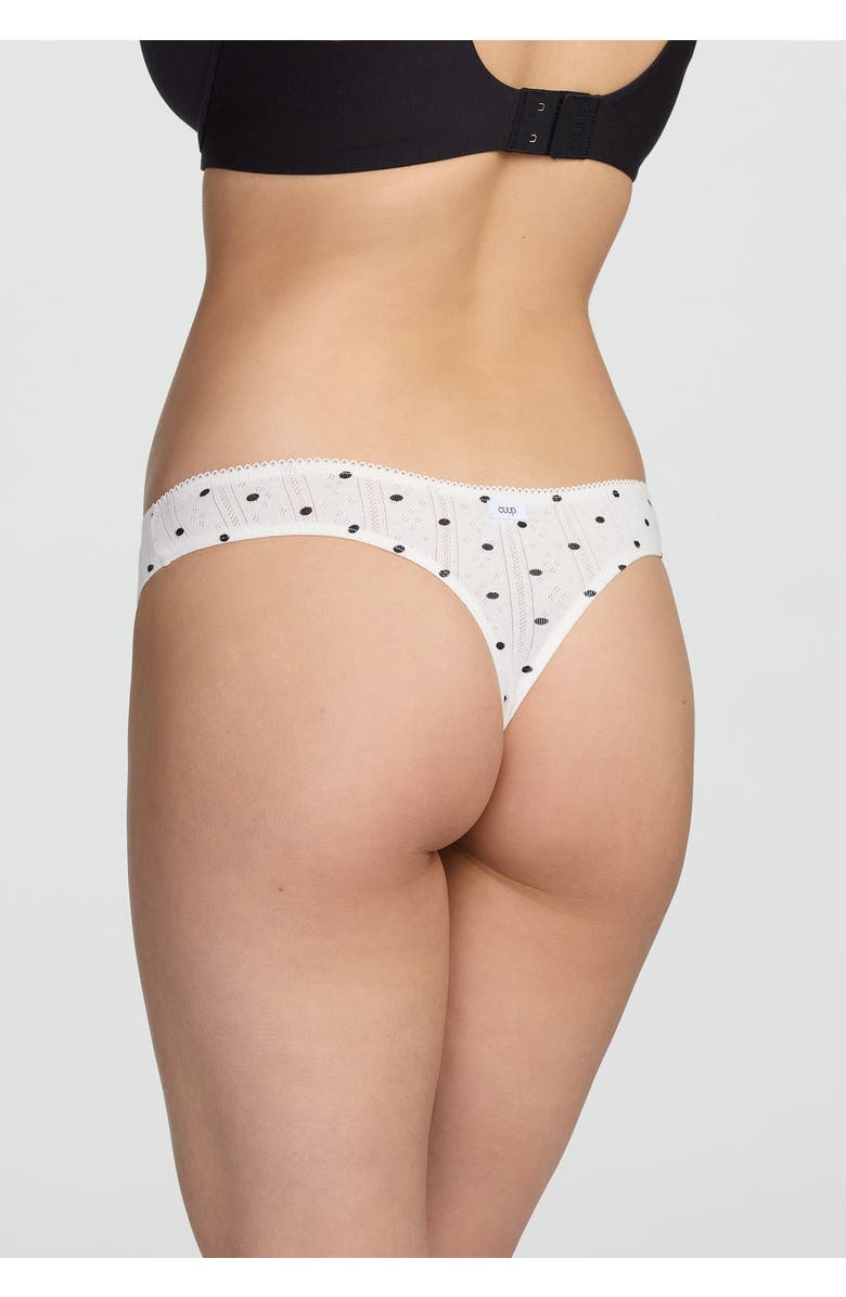 CUUP The Thong, Alternate, color, Salt Polka Dot