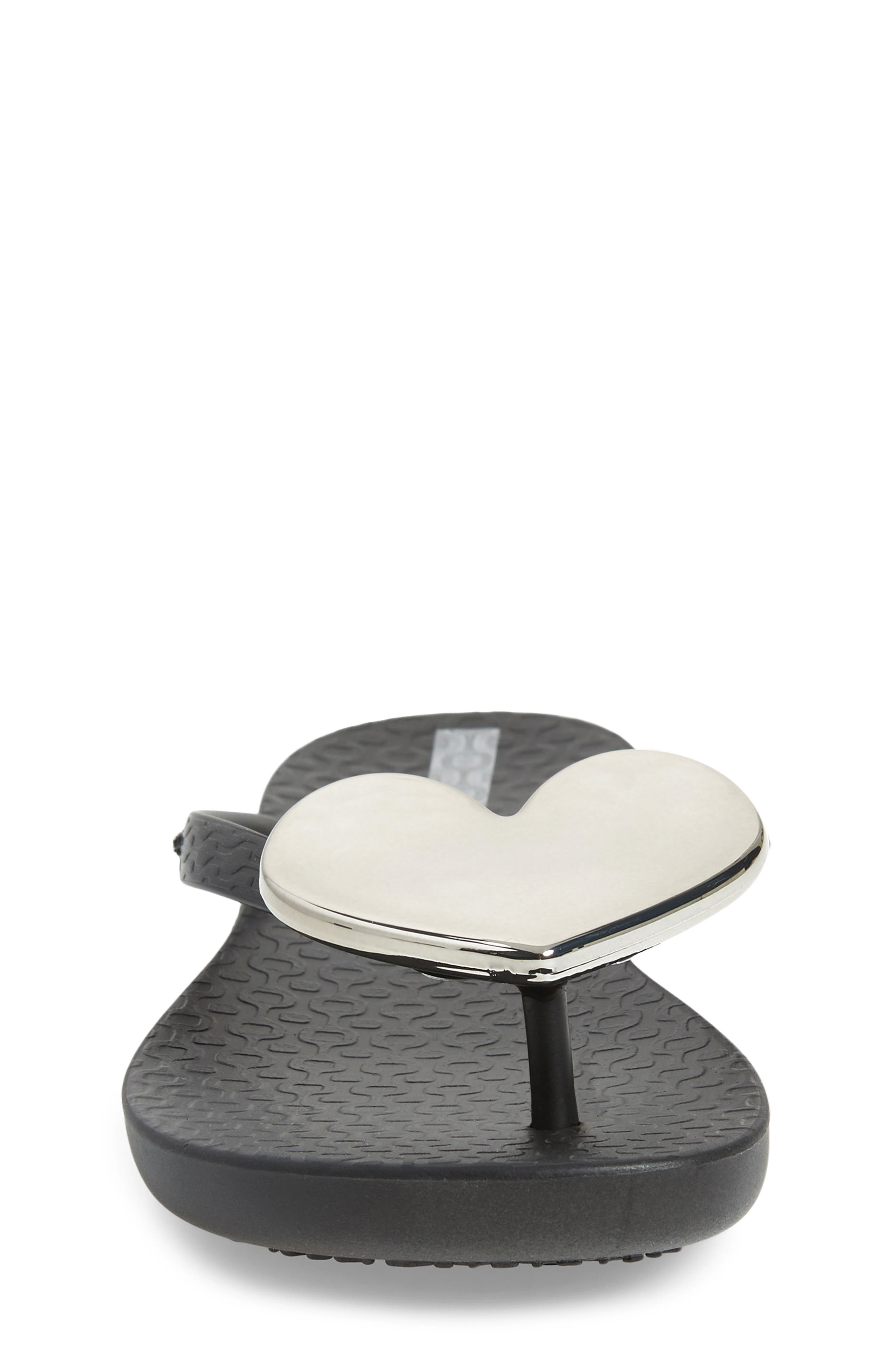 Ipanema Wave Heart Flip Flop, Alternate, color, 