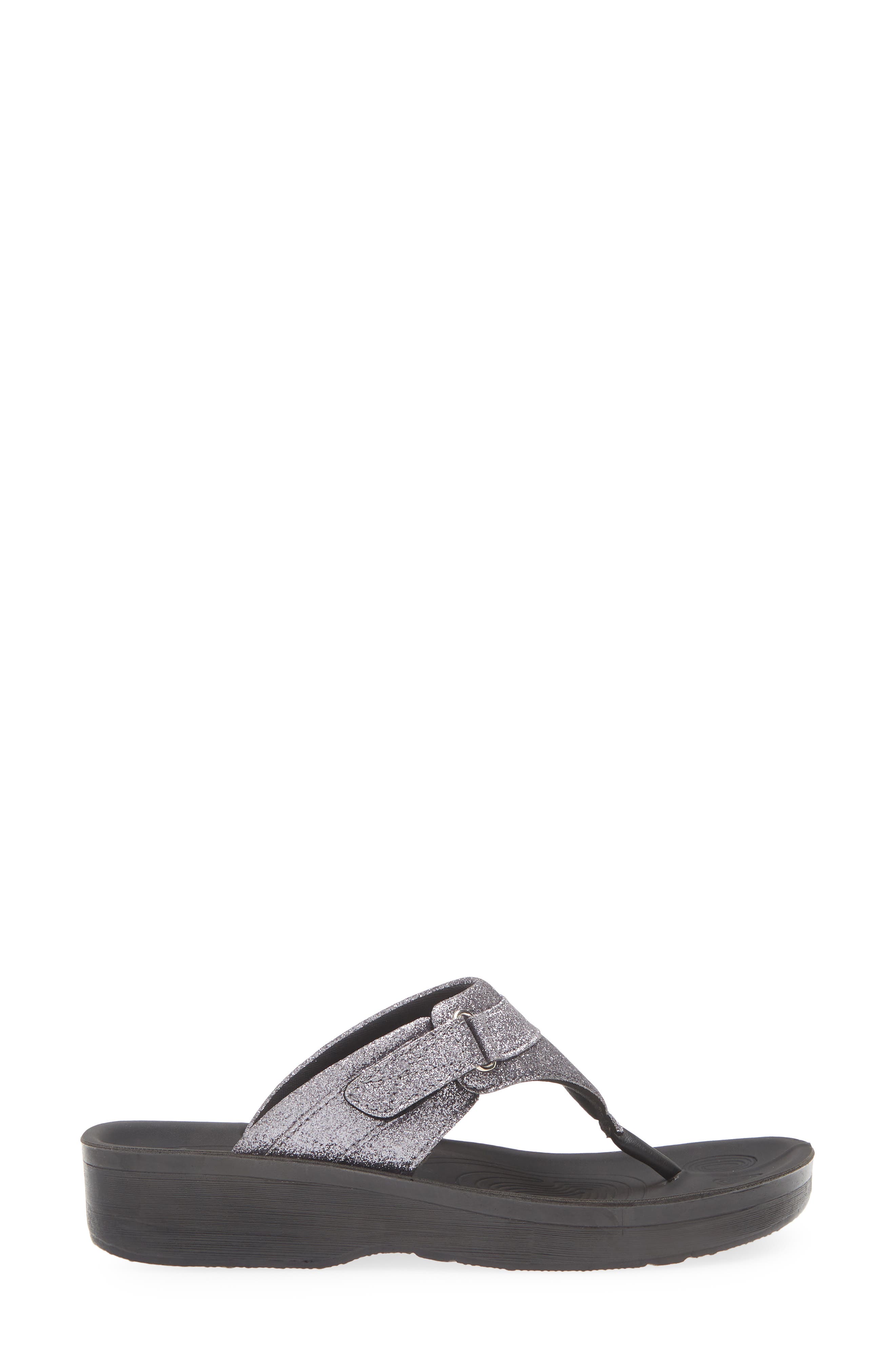 AEROTHOTIC Glynis Flip Flop Sandal, Alternate, color, Grey