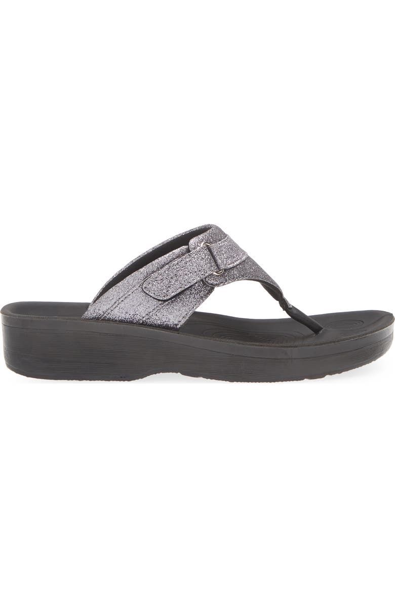 AEROTHOTIC Glynis Flip Flop Sandal, Alternate, color, Grey