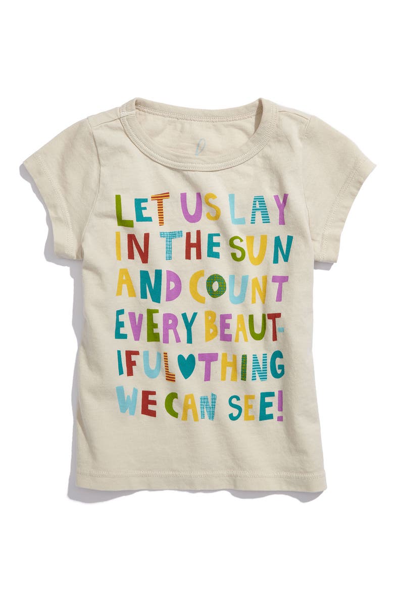 Peek 'Lay in the Sun' Tee, Main, color, STONE