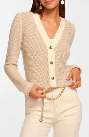 Huda Mixed Media Cardigan