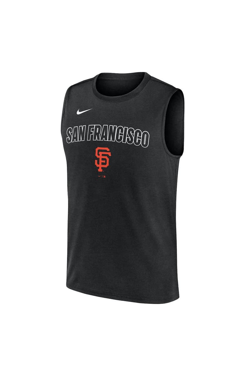 Nike Men's Nike Black San Francisco Giants Knockout Performance Muscle Tank Top, Alternate, color, Black