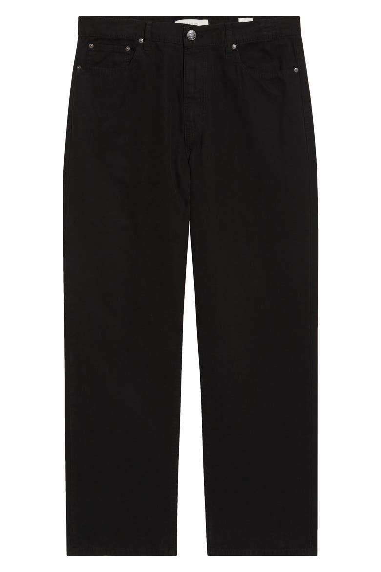 Artie Relaxed Straight Leg Jeans, Main, color, BLACK
