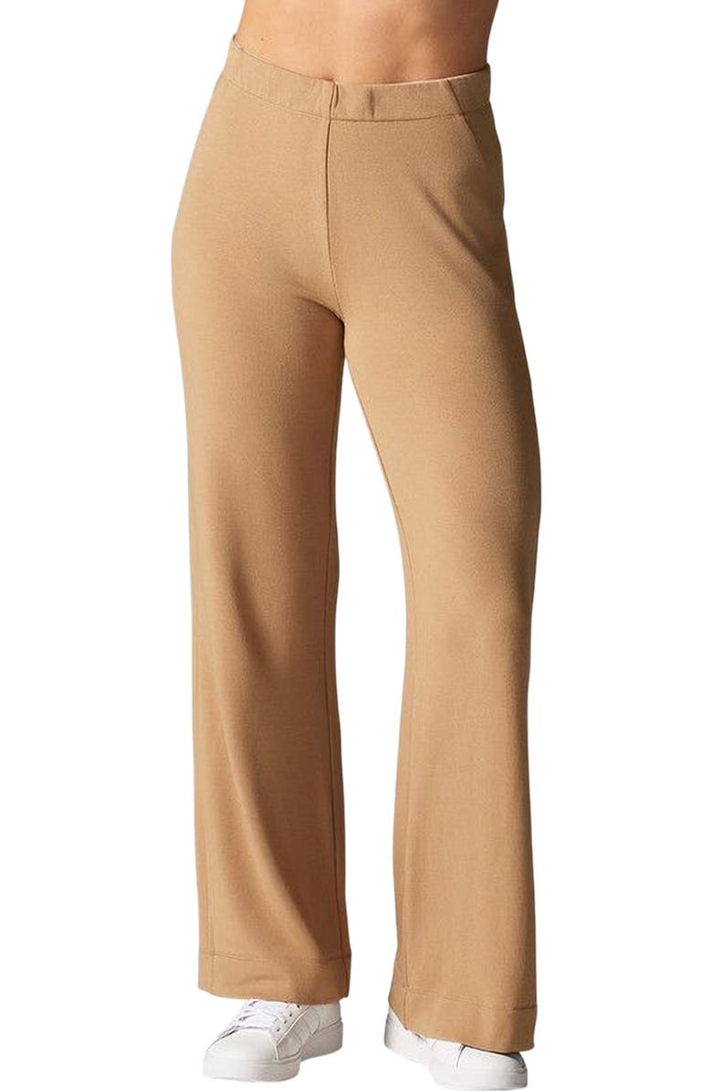 Tavi Cozy Luxe Wide Leg Pant, Alternate, color, Ebony