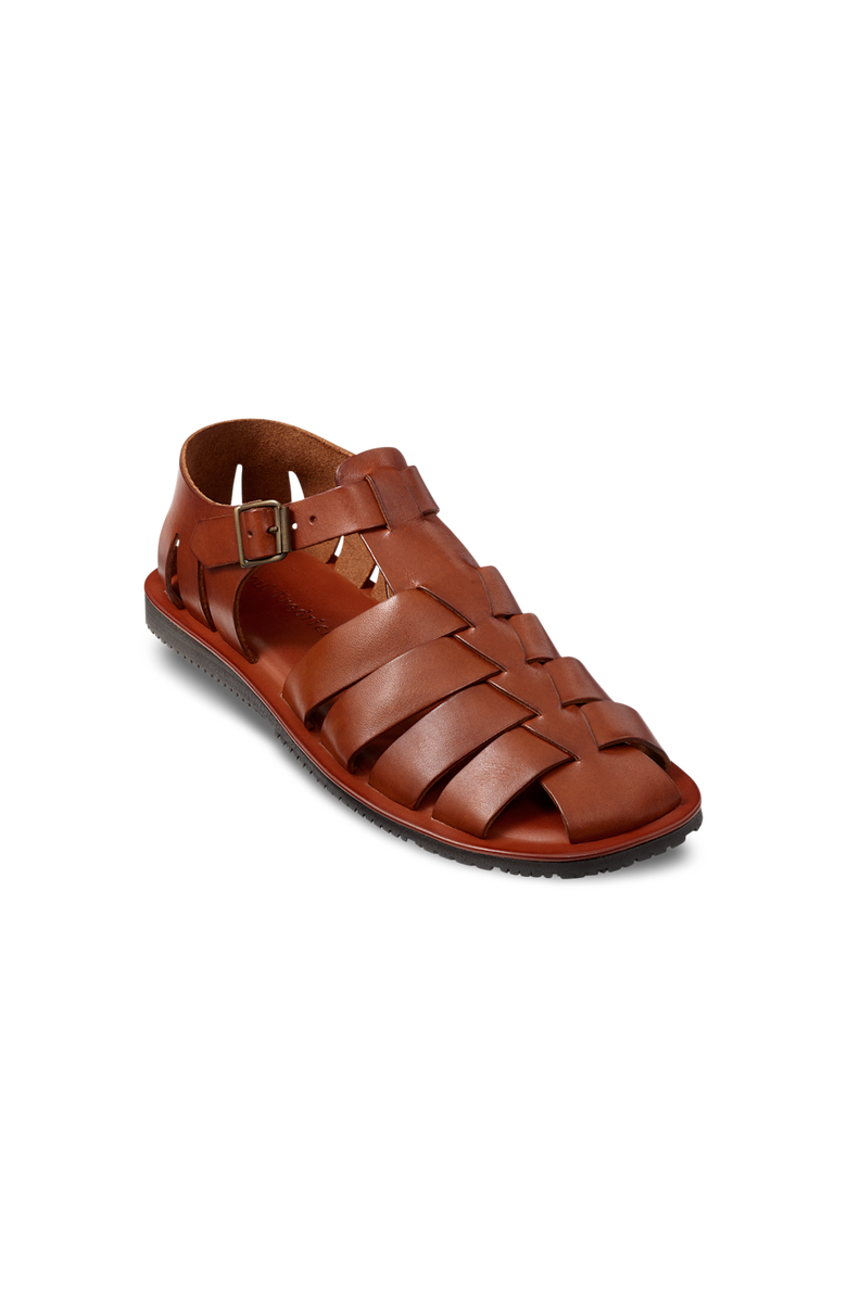 Paul Fredrick Roland Fisherman Sandal, Main, color, Chestnut
