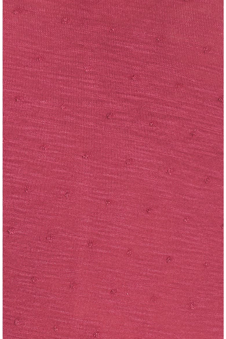 Textured Roll Sleeve Tee, Alternate, color, PURPLE FUCHSIA