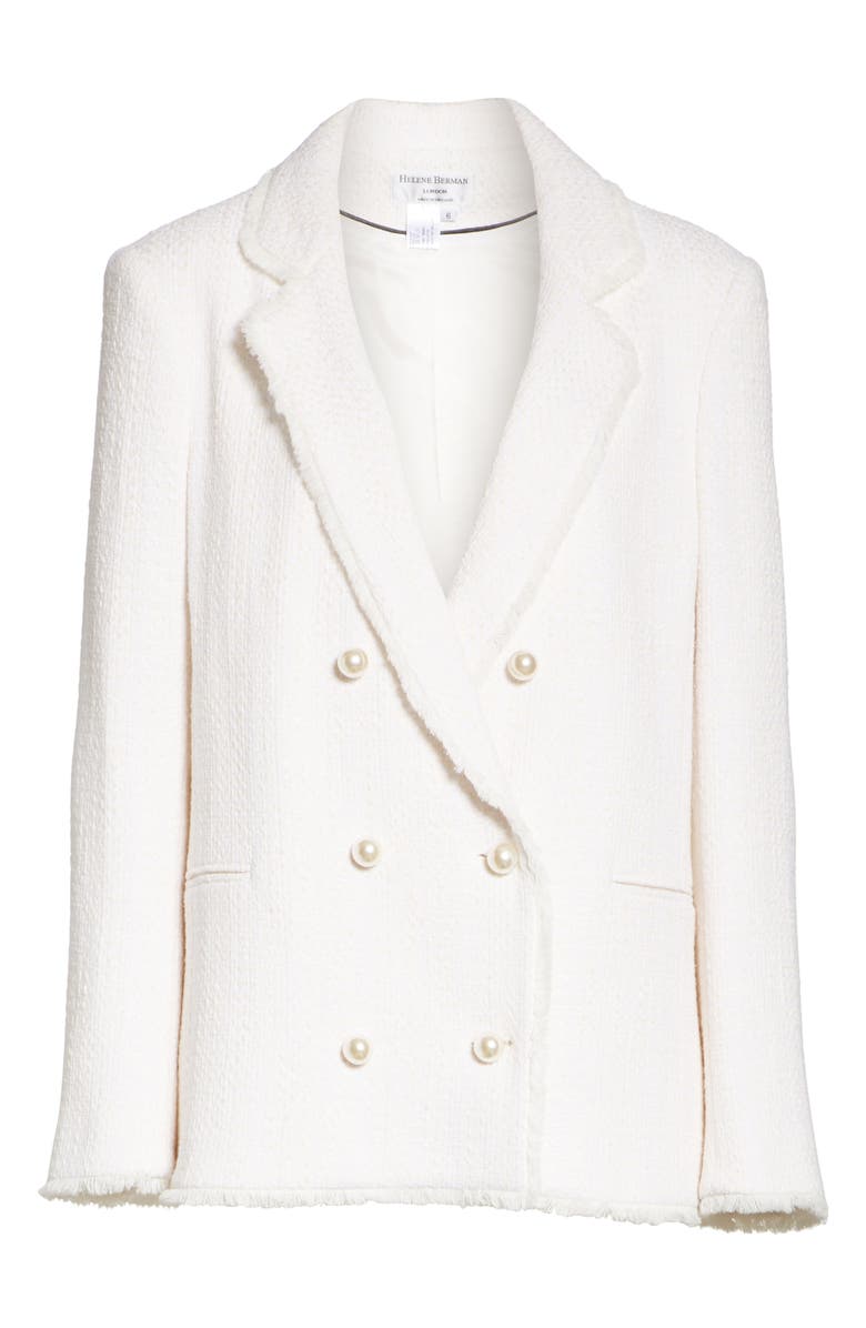 Helene Berman Oversize Tweed Blazer, Alternate, color, 
