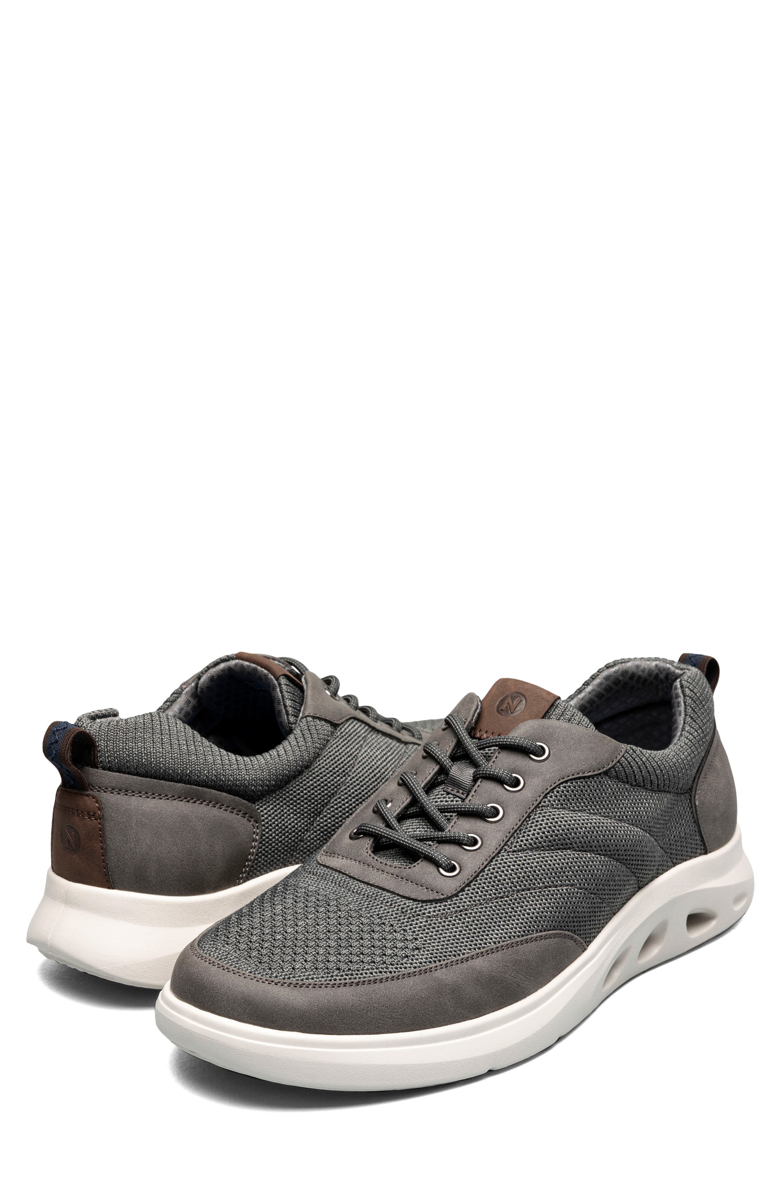 Ponte Knit Moc Toe Sneaker - Wide Width Available, Alternate, color, GRAY MULTI