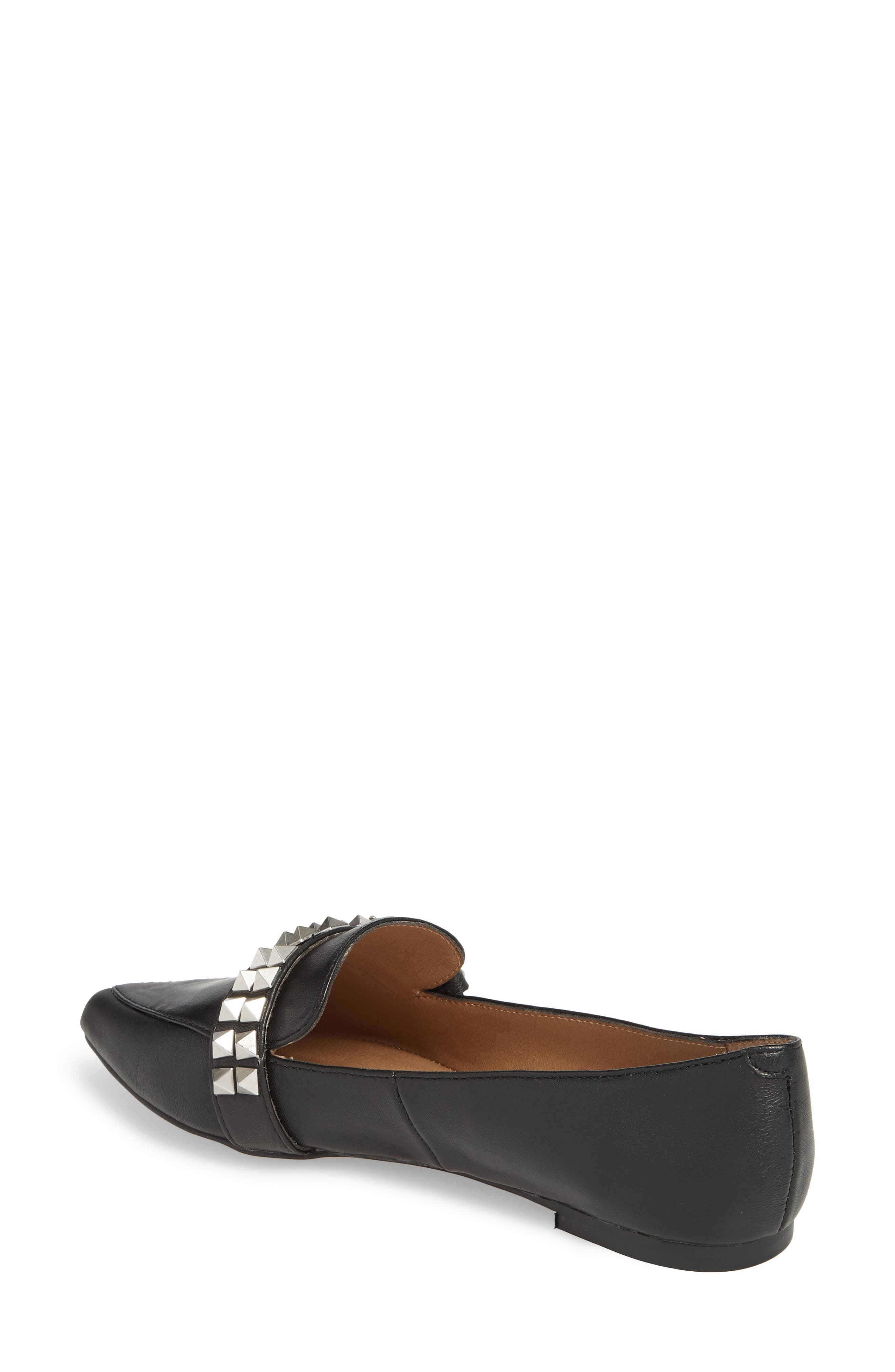 Fire Studded Loafer, Alternate, color, BLACK STUD