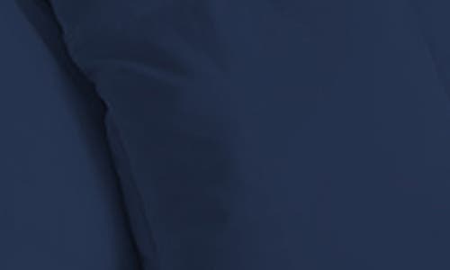 Luxury Home Solid Navy Microfiber Comforter