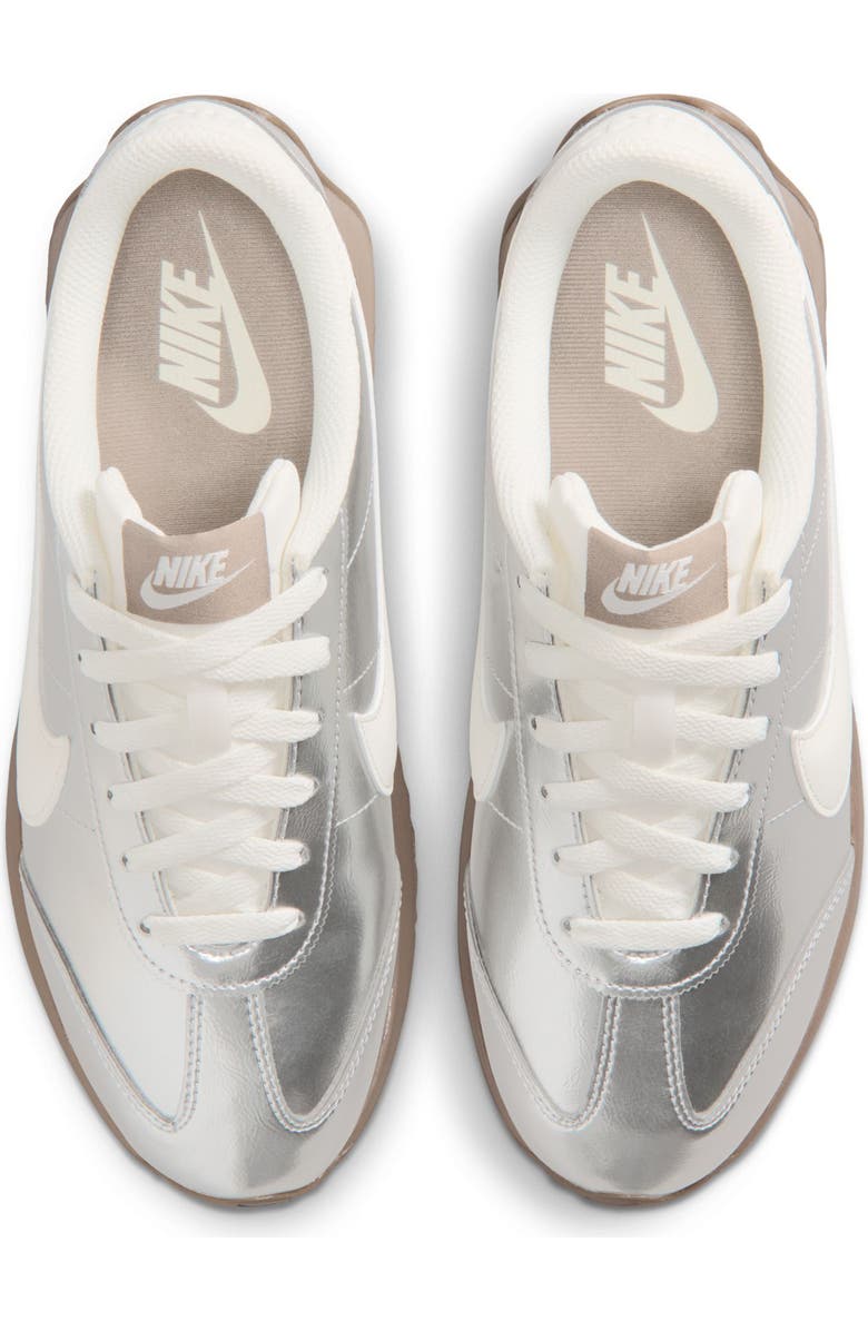 Nike Pacific Low Top Sneaker, Alternate, color, Metallic Silver/ Sail/ Brown