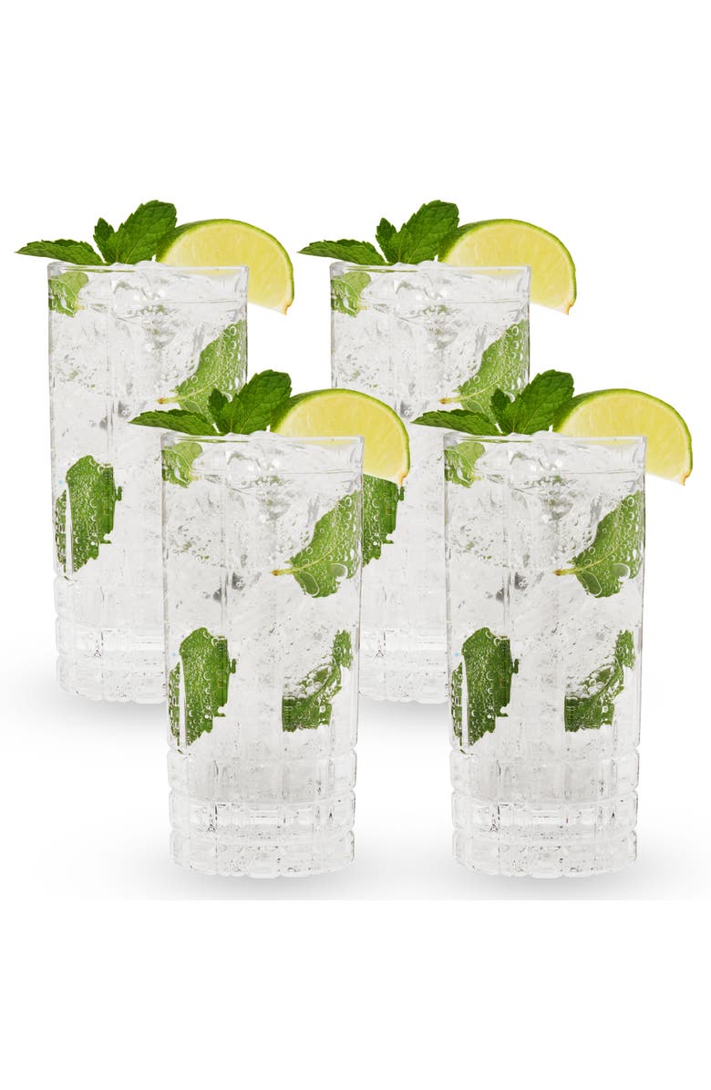 SPIEGELAU Perfect Longdrink Glass Set of 4, Main, color, Clear
