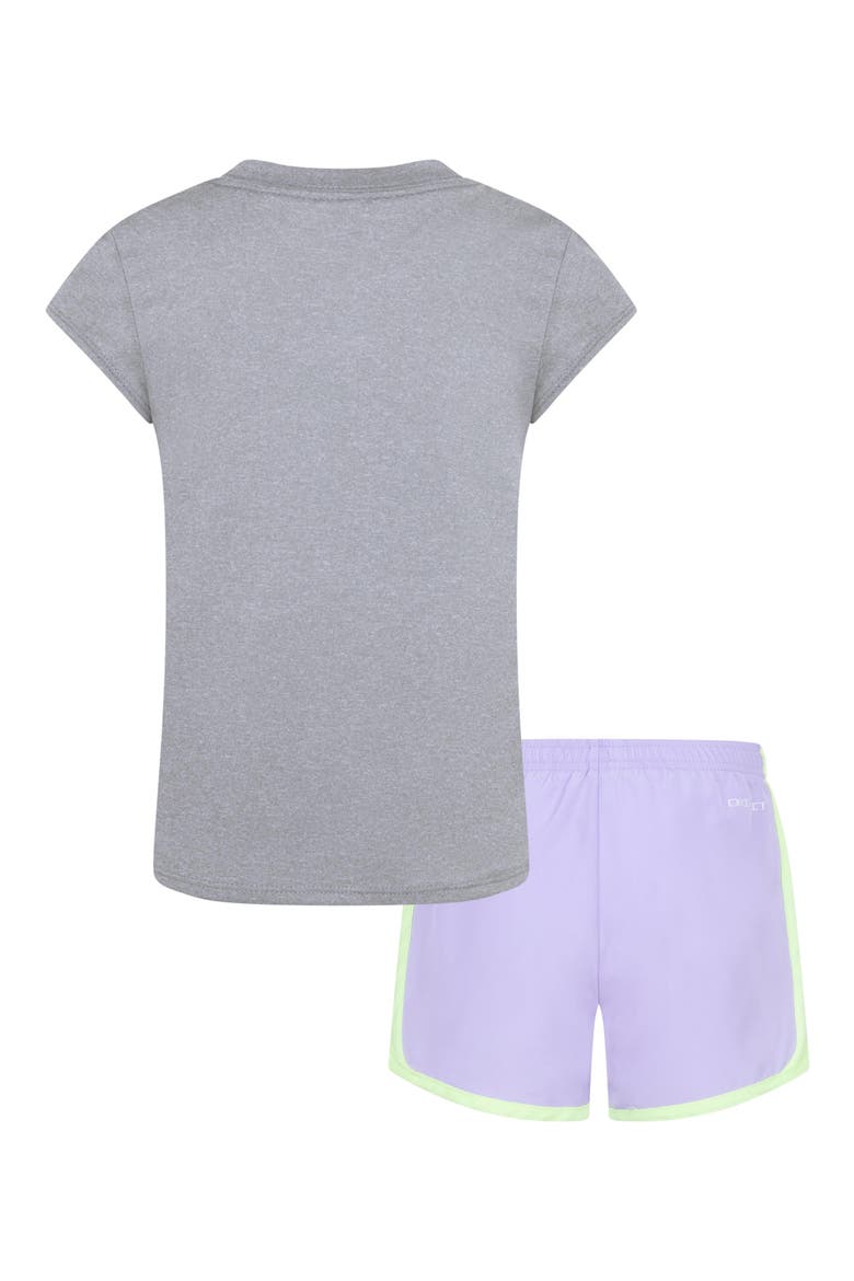 Kids' Dri-FIT Club Tempo T-Shirt & Shorts Set, Alternate, color, LILAC BLOOM