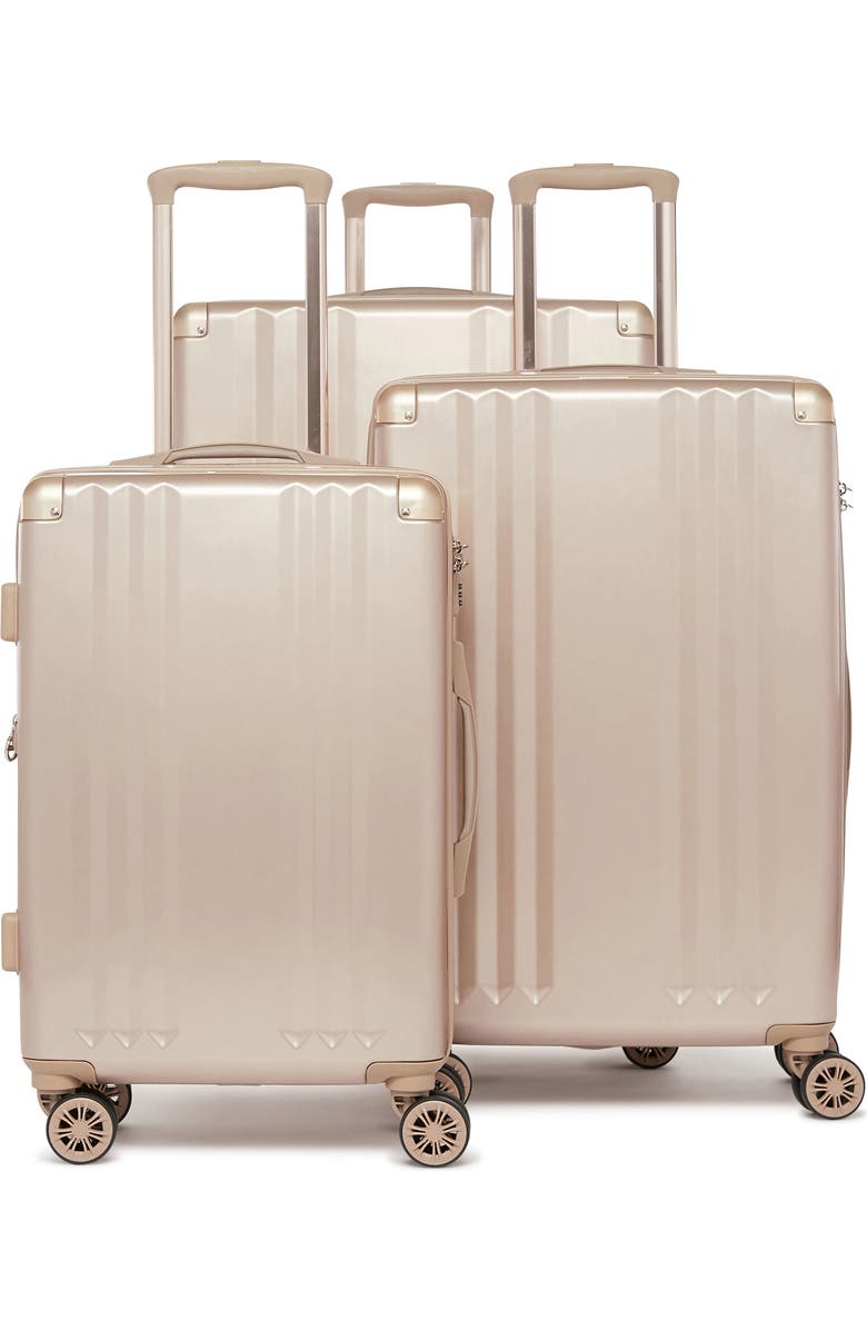 CALPAK Ambeur 3-Piece Metallic Luggage Set, Alternate, color, Gold