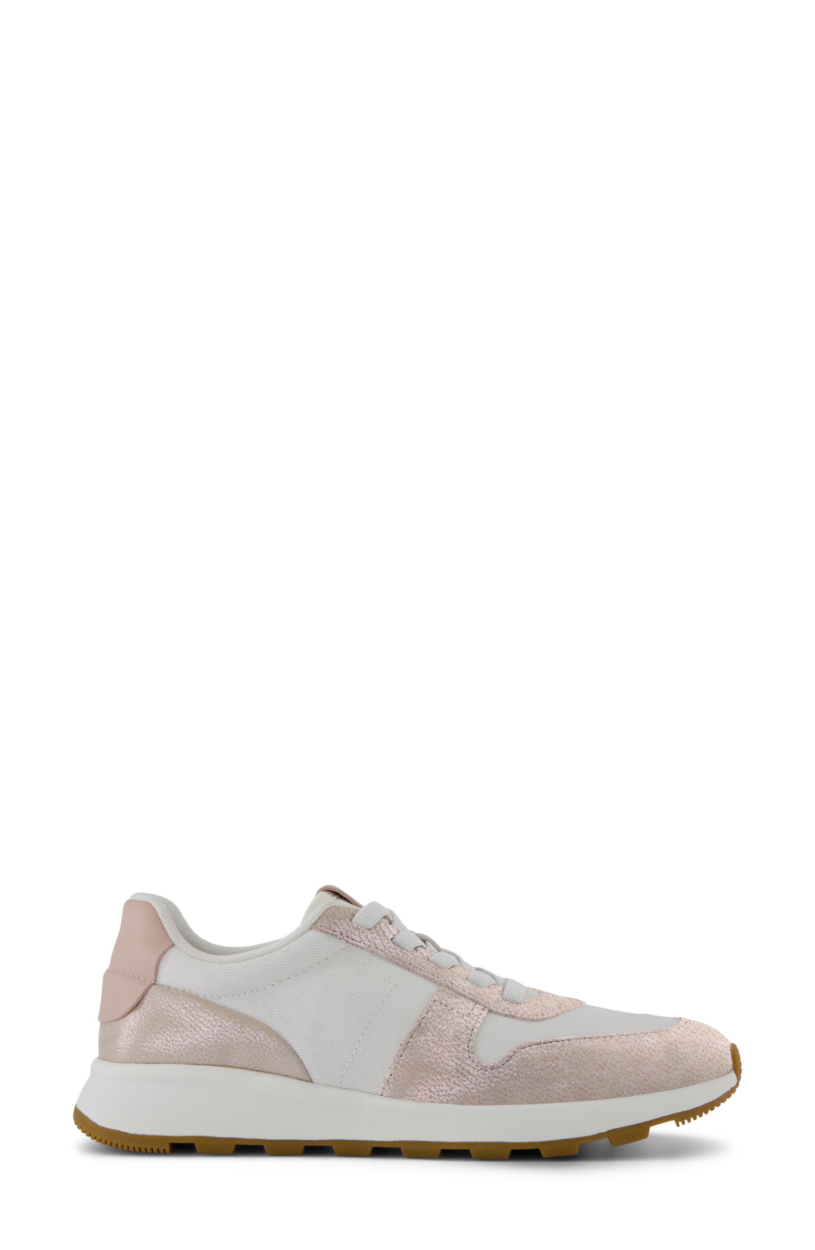TRVL Lite Retro Sneaker, Alternate, color, GOLD