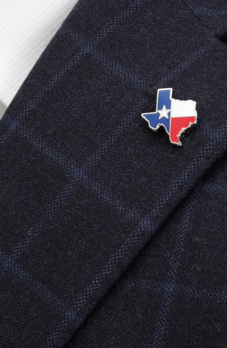 Cufflinks, Inc. Texas Flag Lapel Pin, Alternate, color, Multi