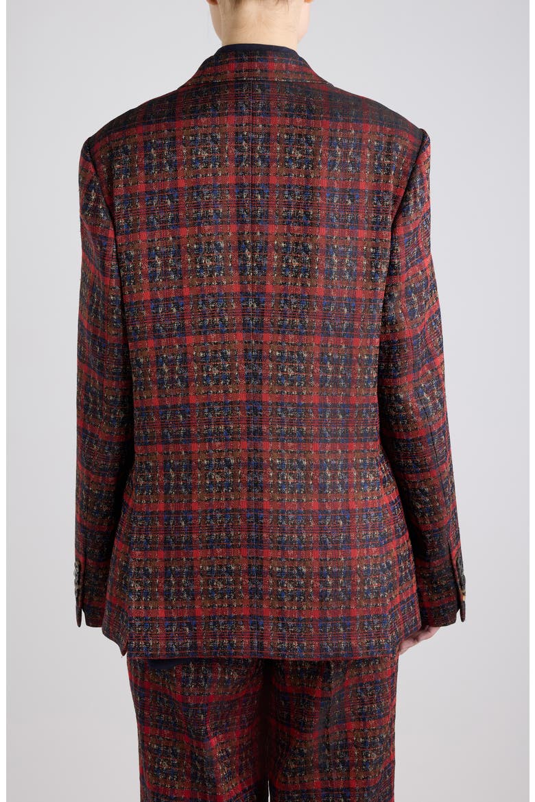 Barrysta Double Breasted Blazer, Alternate, color, RED