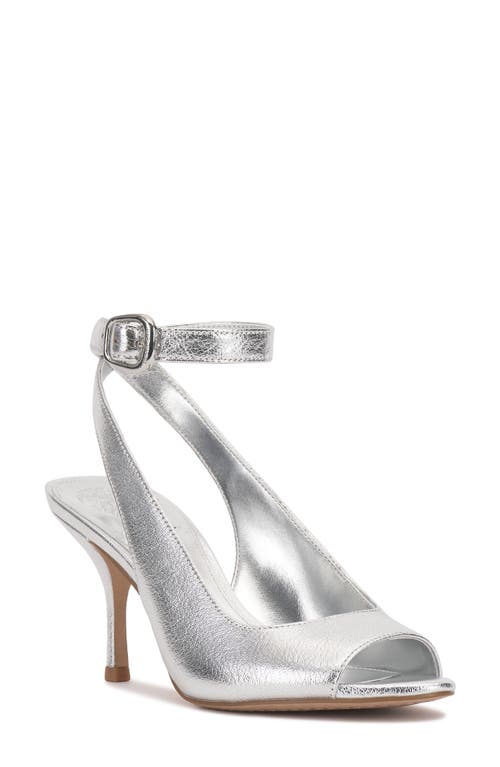 Vince Camuto Pavles Ankle Strap Sandal In Silver