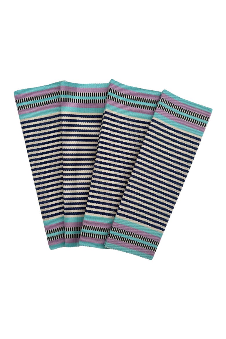 Handwoven Bahari Placemats - Set of 4, Alternate, color, Blue