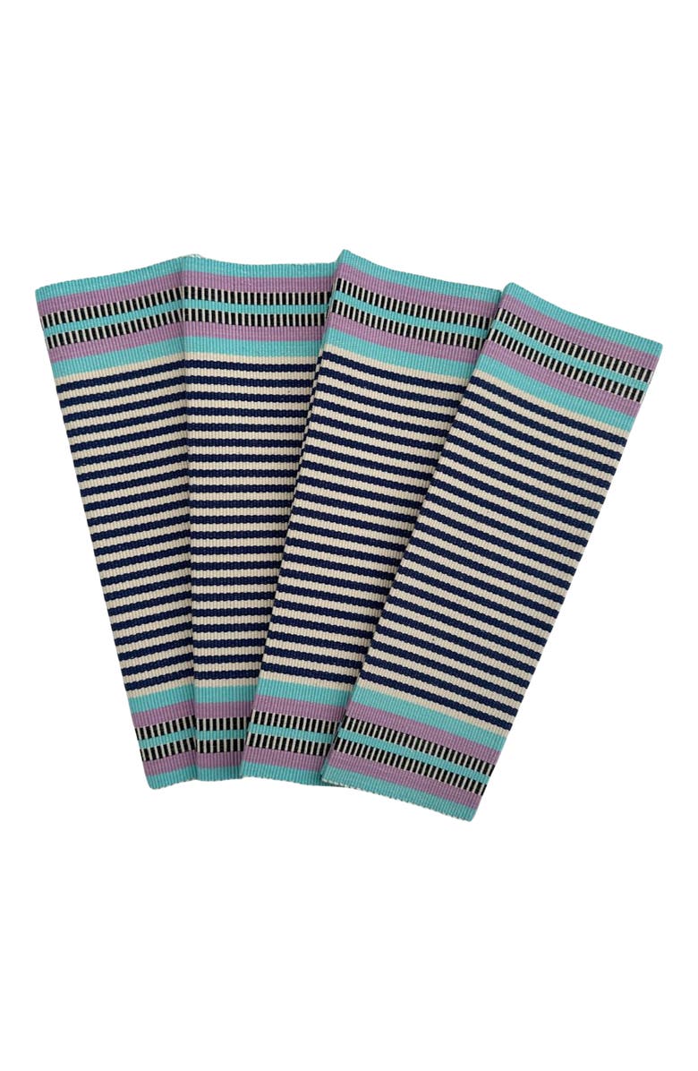 Siafu Home Handwoven Bahari Placemats - Set of 4, Alternate, color, Blue