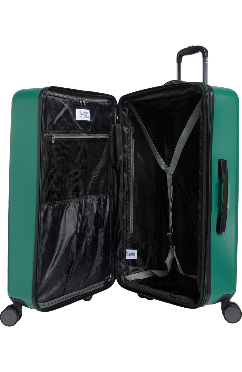 Original Penguin Finnes 29-Inch Hardside Spinner Luggage, Alternate, color, Forest Green