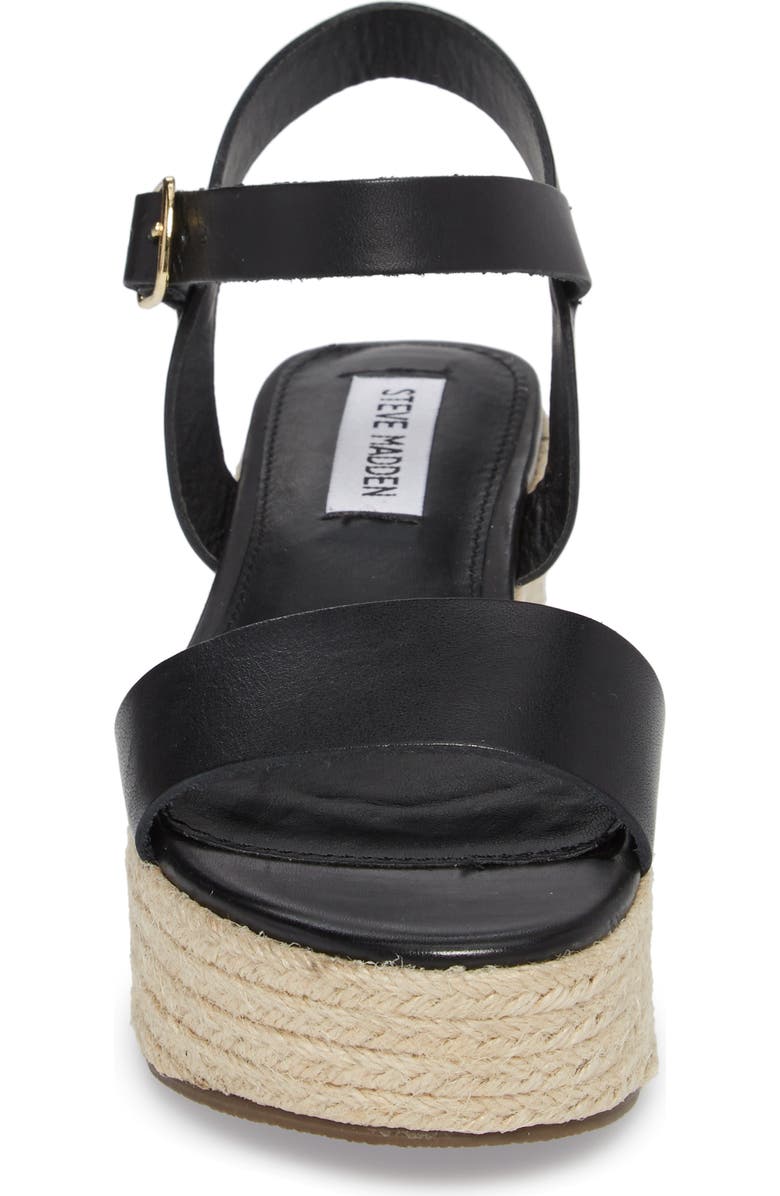 Steve Madden Busy Platform Espadrille Sandal, Alternate, color,